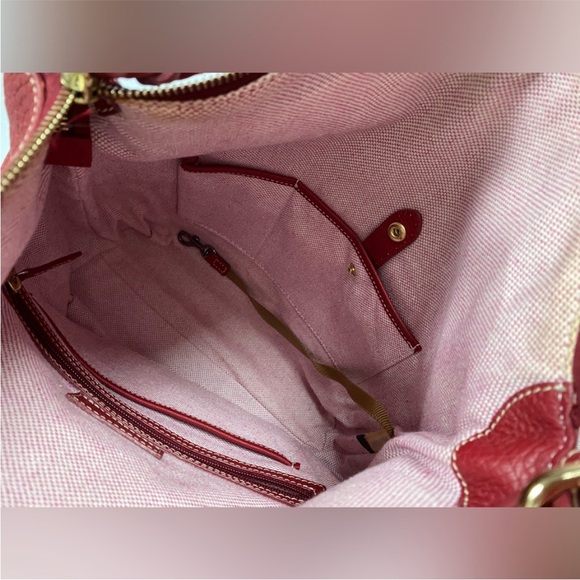Dooney & Bourke Dillan Large Shoulder Bag Red - Picture 9 of 16